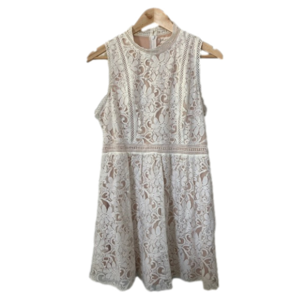 NWT Altar’d State Medium lace lined sleeveless fit and flare midi dress